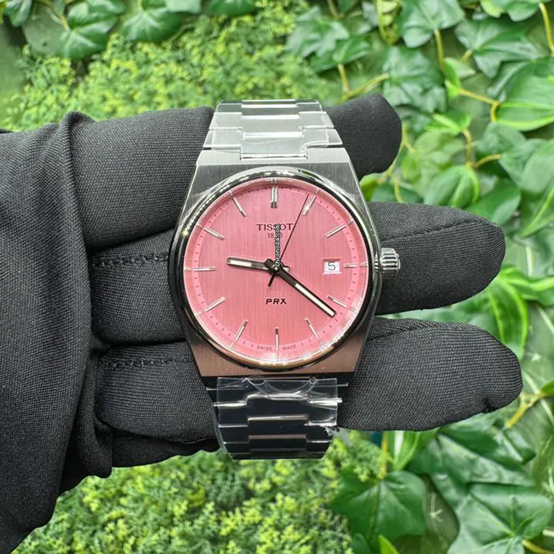 Tissot PRX Swiss Quartz 35mm Pink Dial unisex Watch- T137.210.11.331.00